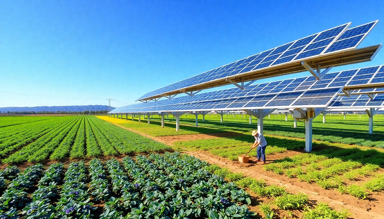 アグリソーラー(営農型太陽光発電)で実現する農業とエネルギーの融合