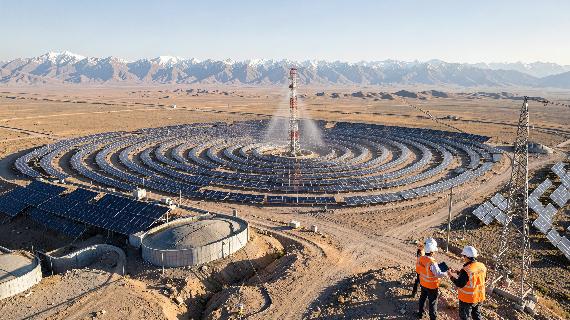 1GWの太陽光・太陽熱ハイブリッド接続が示す、夜も使える再エネ時代